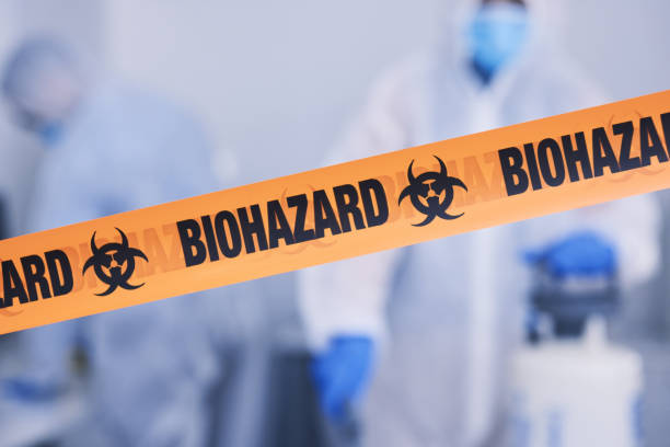 Professional Biohazard Cleanup technician working in Lebanon, OR